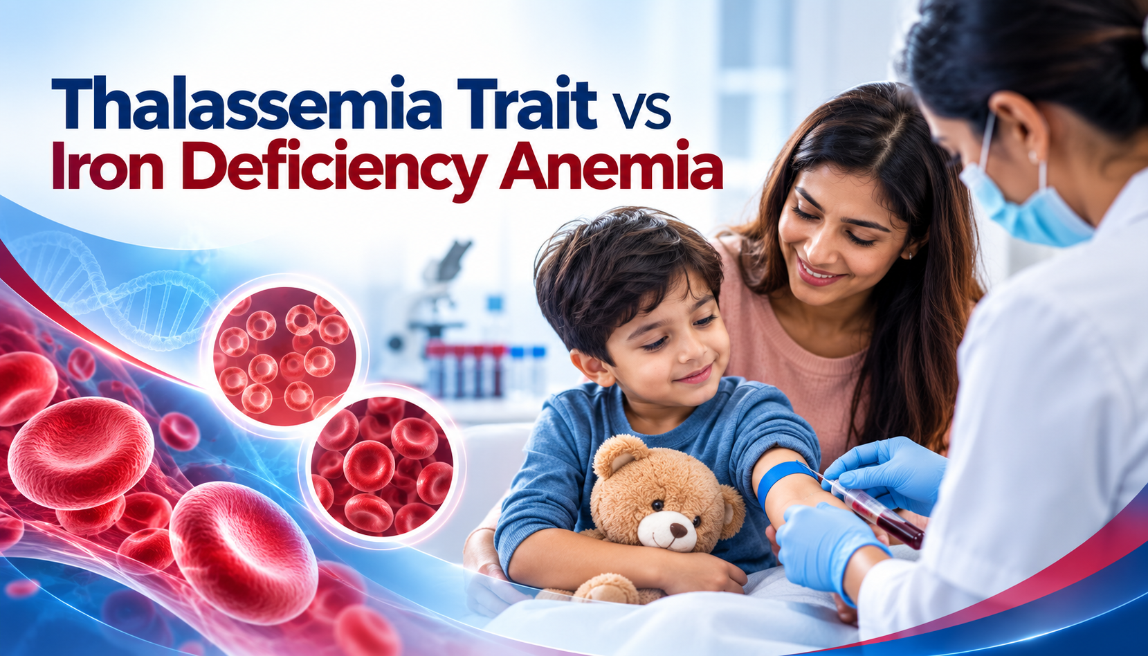 Thalassemia Trait vs Iron Deficiency Anemia in Children